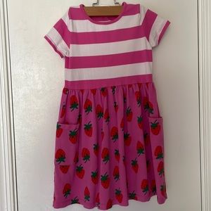 Hanna Andersson sz 120(6-7), used excellent condition, strawberry dress